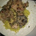 El cooksnap de fede coria cuando hizo Pollo al verdeo con crema.