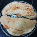 El cooksnap de Unavascaenlacocina cuando hizo Pizza calzone de salami con champiñones.