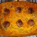 El cooksnap de Jordi cuando hizo Arroz al horno con pelotitas criollas y costra de huevo.