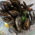El cooksnap de Marieta cuando hizo Mejillones o cloxinas al vapor.