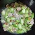 Cooksnap dari Adibah untuk resep Tumis Oyong Bihun Bakso Kuah