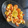 El cooksnap de Tonysantos cuando hizo Colas de gambas con mantequilla especiada.