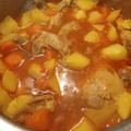 El cooksnap de Merche MR cuando hizo Conejo guisado con patatas.