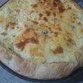 El cooksnap de Alicia Floranoff cuando hizo Tarta de puerros y panceta.