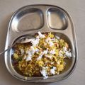 Anupama's cooksnap of when they made Kanda poha.