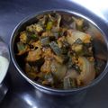 Surya thakur का कुकस्नैप जब उन्होंने प्याज की भिंडी (pyaz ki bhindi recipe in Hindi) बनाया था।