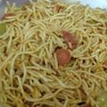Misbah Anjum's cooksnap of when they made Chicken spaghetti.