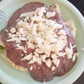 El cooksnap de Estefania Terrasa cuando hizo Enfrijoladas de aguacate.