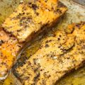 Jamey Hall's cooksnap of when they made Dill honey glazed salmon.