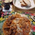 El cooksnap de Guillermo Gray cuando hizo Fideos cinta caseros.