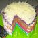 Cooksnap dari Adin untuk resep Rainbow Cake Kukus Topping Keju Dengan Buttercream