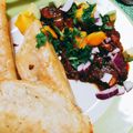 El cooksnap de ₵♡Ϛ❘Ν₳ νΕ₲α₪Ⓐ✍. Salvador. cuando hizo Taquitos de pastor con ensalada de mango.