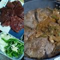El cooksnap de Paula Fernandez Welz cuando hizo Bifes de hígado con cebolla y pimiento.