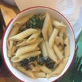 El cooksnap de Tatiana Pacheco Sánchez cuando hizo Macarrones con espinacas y queso mozzarella.