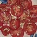 El cooksnap de Silvia Ramos cuando hizo Tomate aliñado al estilo sevillano .