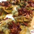 El cooksnap de cristina duch cuando hizo Flor de alcachofas con jamón serrano frito.