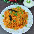 Madhu Jain का कुकस्नैप जब उन्होंने शेजवान फ्राइड राइस (schezwan fried rice recipe in Hindi) बनाया था।