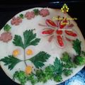 Cooksnap dari Mama Inna untuk resep 133. Flower Garden Foccacia 1