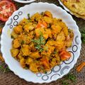Geeta Panchbhai का कुकस्नैप जब उन्होंने कद्दू की सब्जी (kaddu ki sabzi recipe in Hindi) बनाया था।