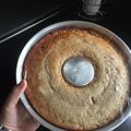El cooksnap de Sabri en la huerta cuando hizo Budín de bananas con nueces.