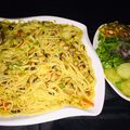 Hernah’s Bakery's cooksnap of when they made Spaghetti and beans.
