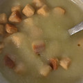 El cooksnap de Ana Pernas cuando hizo Crema de calabacín y manzana.