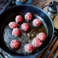 El cooksnap de Maria Paz Dominguez/ @pacitamama en instagram cuando hizo Bolitas de carne de mi madre.
