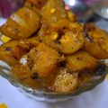 Kakali Das's cooksnap of when they made নিরামিষ কুমড়ো আলু-পটলের ডালনা (Niramish kumro aloo potoler dalna recipe in Bengali).
