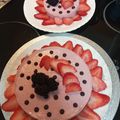 El cooksnap de Virginia. cuando hizo Mousse de fresas frescas y queso batido.