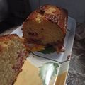 El cooksnap de Ivana González cuando hizo Budín con frutillas.