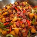 Mary Clover's cooksnap of when they made Southwest Sausage Skillet.