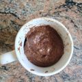 El cooksnap de Maria Canals cuando hizo Mug cake de nutella con fresas.