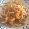 El cooksnap de Caro Calderón cuando hizo Verduras salteadas y pasta.
