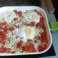 deejay.breathe's cooksnap of when they made Easy eggs and tomatoes breakfast dish (shakshuka).