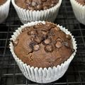 Cooksnap dari DiscoQueen untuk resep Choco Banana Muffin - Muffin Coklat Pisang