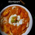 Jyoti Gupta's cooksnap of when they made Paneer butter masala.