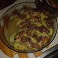 El cooksnap de Ivan Clemente cuando hizo Costillas de cerdo al ajo y limón con patatas al horno.