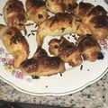 El cooksnap de Mar Gloria cuando hizo Croissant de hojaldre relleno de nutella.