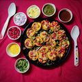 Arpita Shah's cooksnap of when they made પાપડી ચાટ પૂરી (Papadi Chaat Puri Recipe In Gujarati).