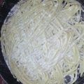 El cooksnap de Cecy cuando hizo Fideos caseros.