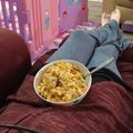 Jared Strickland and Karla Dennington's cooksnap of when they made Southwestern Chicken Mac & Cheese.