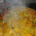 El cooksnap de Rosa Rams cuando hizo Paella de conejo y gambón🌿☀️🌻.