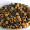 El cooksnap de Ana María Gonzalez Mendoza cuando hizo Bacalao con espinacas y garbanzos.