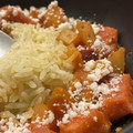 El cooksnap de Kari Carmonita cuando hizo Chuleta ahumada con papas en salsa roja.