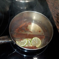 El cooksnap de Yoli cuando hizo Té de canela.