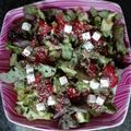 El cooksnap de Carmen cuevas cuando hizo Ensalada con tomate, queso fresco, aguacate y pasas.