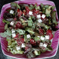 El cooksnap de Carmen cuevas cuando hizo Ensalada con tomate, queso fresco, aguacate y pasas.