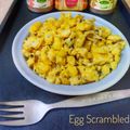 Hina Ibrahim's cooksnap of when they made Scrambled eggs.
