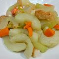 Jade Huang 的 大黃瓜炒甜不辣 cooksnap