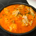 El cooksnap de montse cuando hizo Pies de cerdo con salsa.